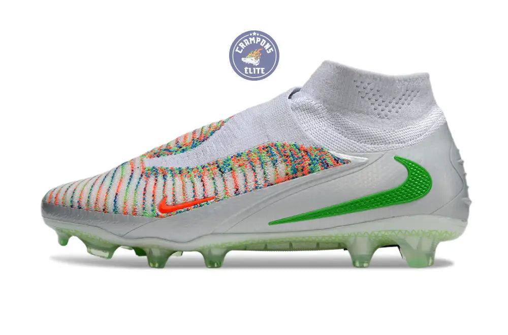 Image of PHANTOM 6 ELITE HIGH CUT FG x EA SPORTS - Gris/Vert/Multicouleur