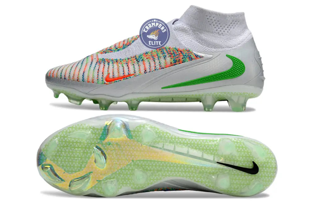Image of PHANTOM 6 ELITE HIGH CUT FG x EA SPORTS - Gris/Vert/Multicouleur