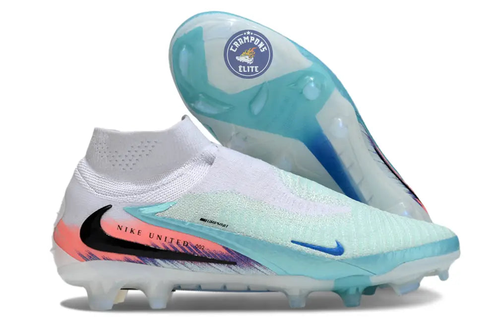 Image of PHANTOM 6 ELITE HIGH CUT UNITED PACK 002 -BLANC/TURQUOISE/VIOLET