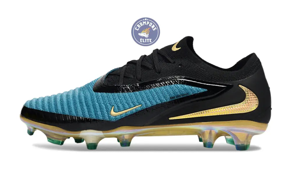 Image of PHANTOM 6 ELITE LOW CUT NOIR/TURQUOISE/OR