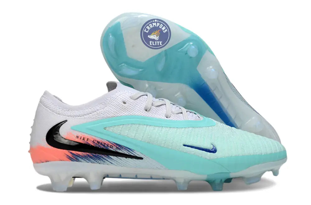 PHANTOM 6 ELITE LOW CUT UNITED PACK 002 -BLANC/TURQUOISE/VIOLET