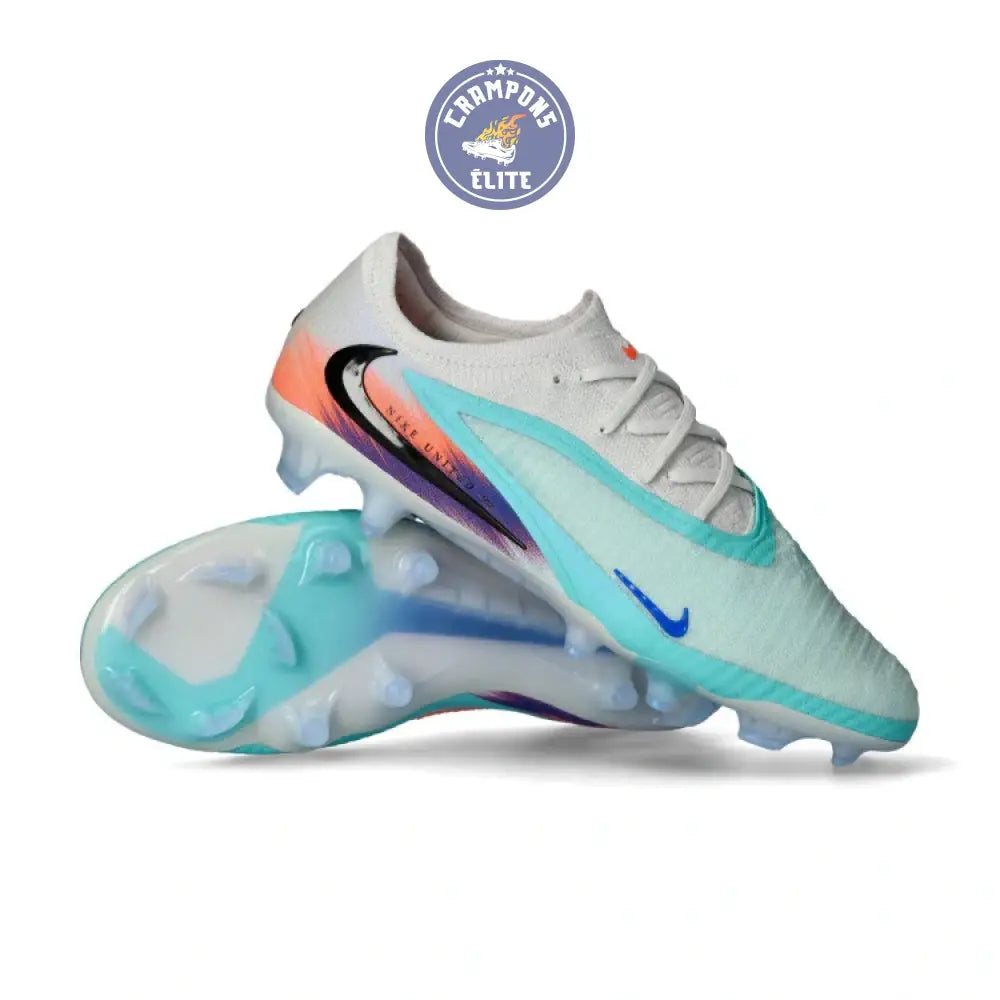 PHANTOM 6 ELITE LOW CUT UNITED PACK 002 -BLANC/TURQUOISE/VIOLET