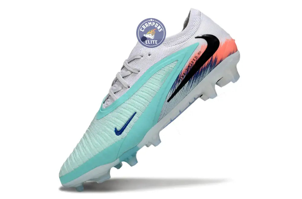 Image of PHANTOM 6 ELITE LOW CUT UNITED PACK 002 -BLANC/TURQUOISE/VIOLET