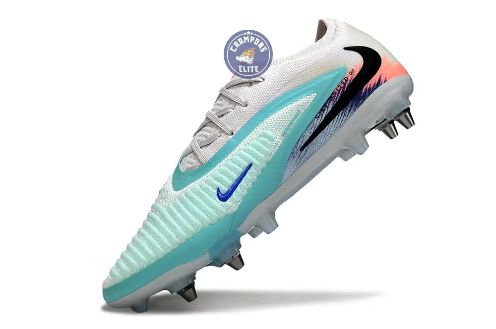 Image of PHANTOM 6 ELITE SG LOW CUT UNITED PACK 002 SG -BLANC/TURQUOISE/VIOLET