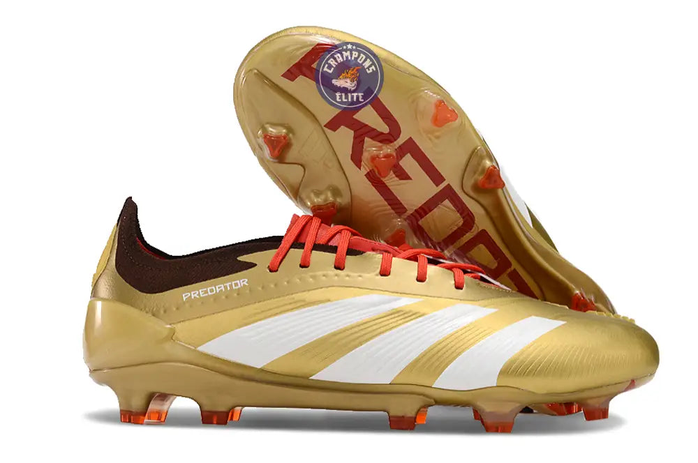 Predator 24.1 Elite FG Or/Blanc/Rouge