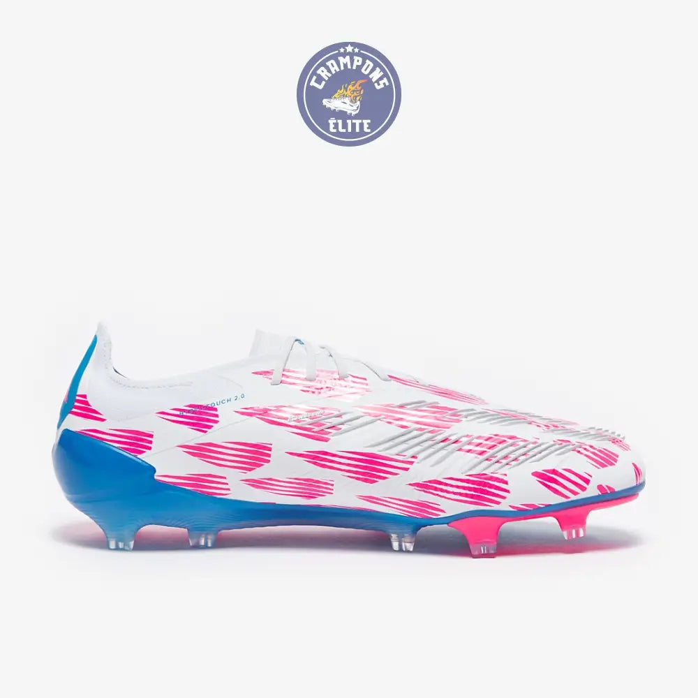 Predator 24.1 Elite FG Reemergence - Blanc/Bleu/Rose