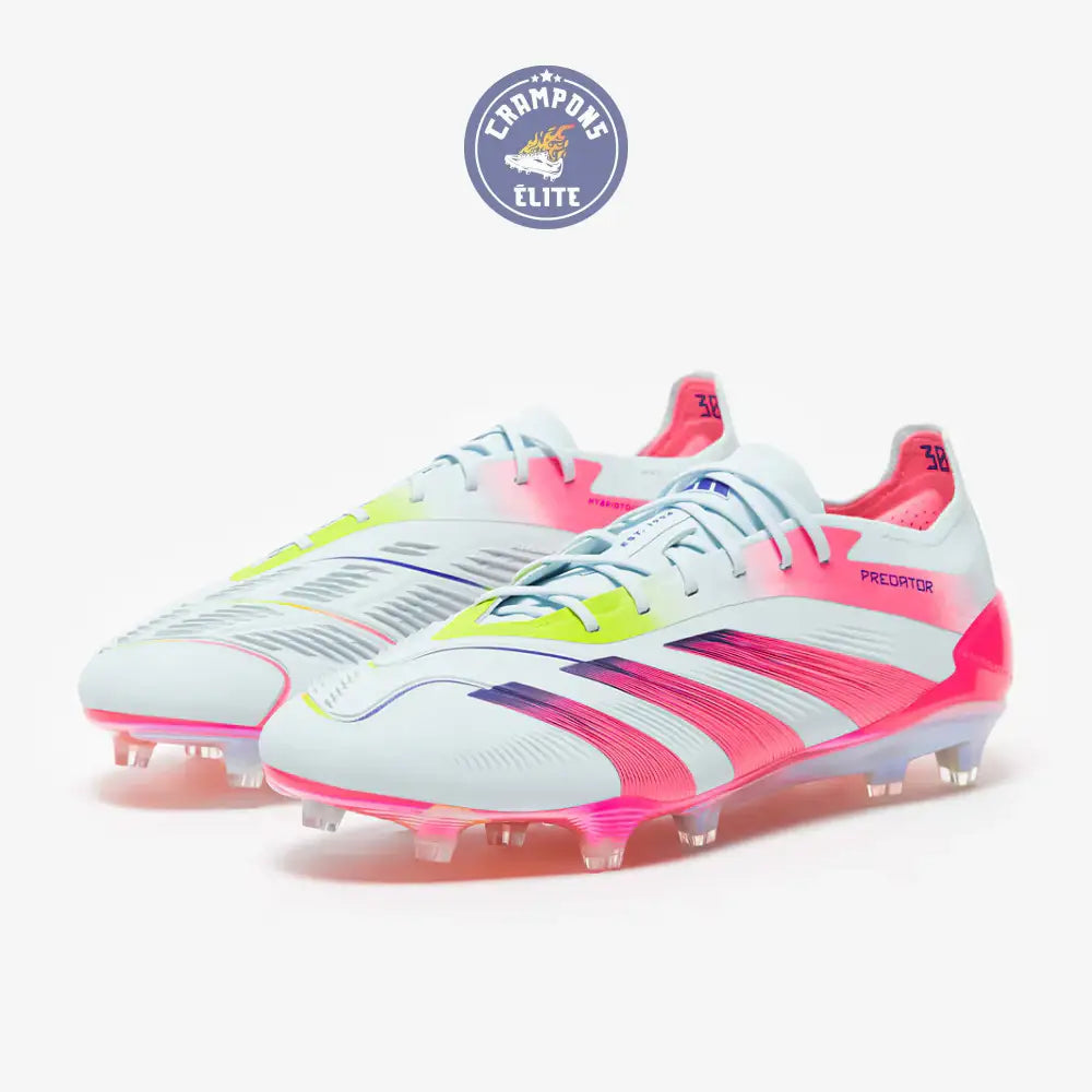 Predator 24.1 Elite FG Stellar Icon - Almost Blue/Lucid Pink/Jaune