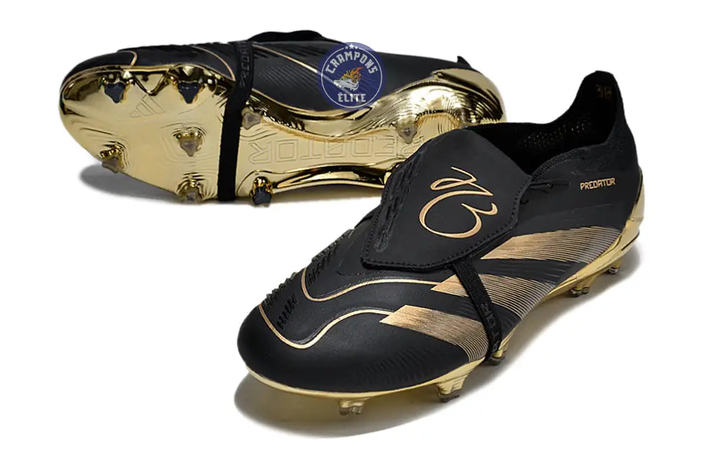Predator 24 Elite Fold-over Tongue FG Belligold - Noir/Doré ÉDITION LIMITÉE