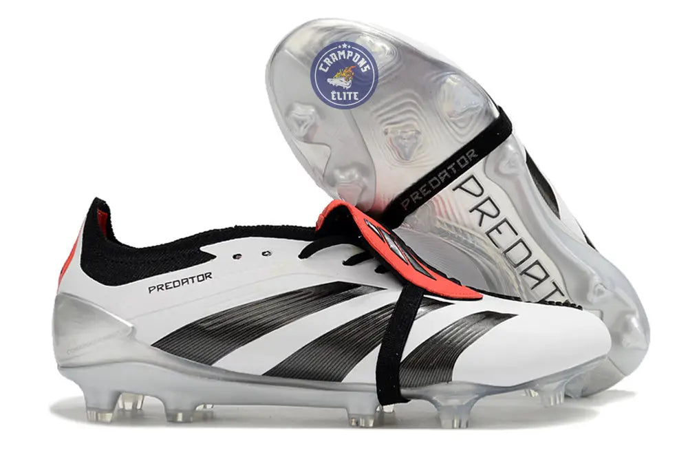 Image of Predator 24 Elite Fold-over Tongue FG Champagne/Noir/Rouge