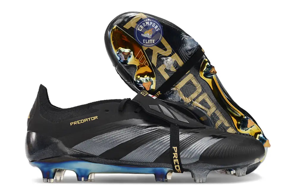 Predator 24 Elite Fold-over Tongue FG England Noir/Or
