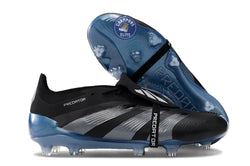 Image of Predator 24 Elite Fold-over Tongue FG Noir/Argent/Bleu
