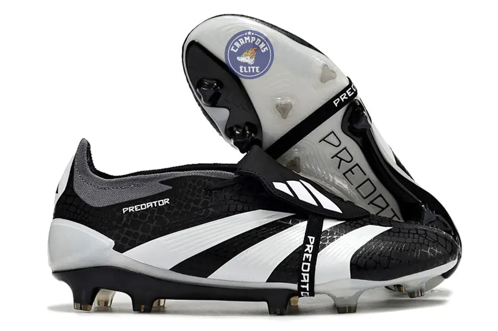 Predator 24 Elite Fold-over Tongue FG Noir/Blanc
