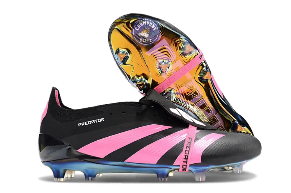 Image of Predator 24 Elite Fold-over Tongue FG Noir/Rose