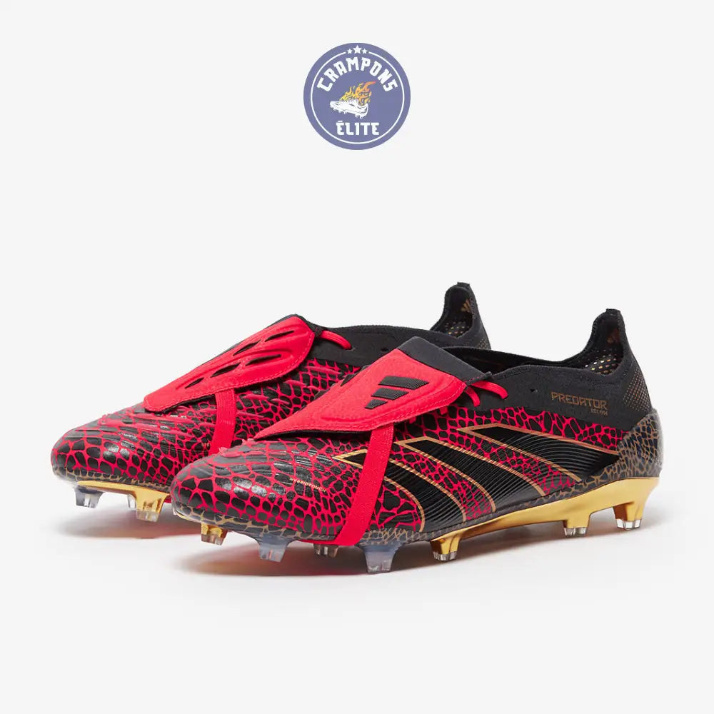 Image of Predator 24 Elite Fold-over Tongue FG Year of the Snake - Lucid Red/Doré/Noir ÉDITION LIMITÉE