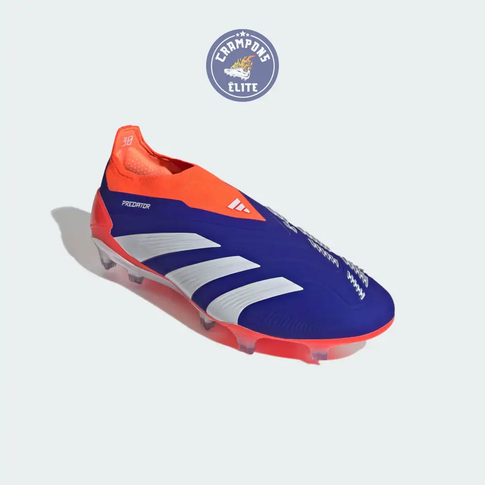 Predator 24 Elite Laceless FG Predstrike - Advancement - Bleu/Blanc/Rouge