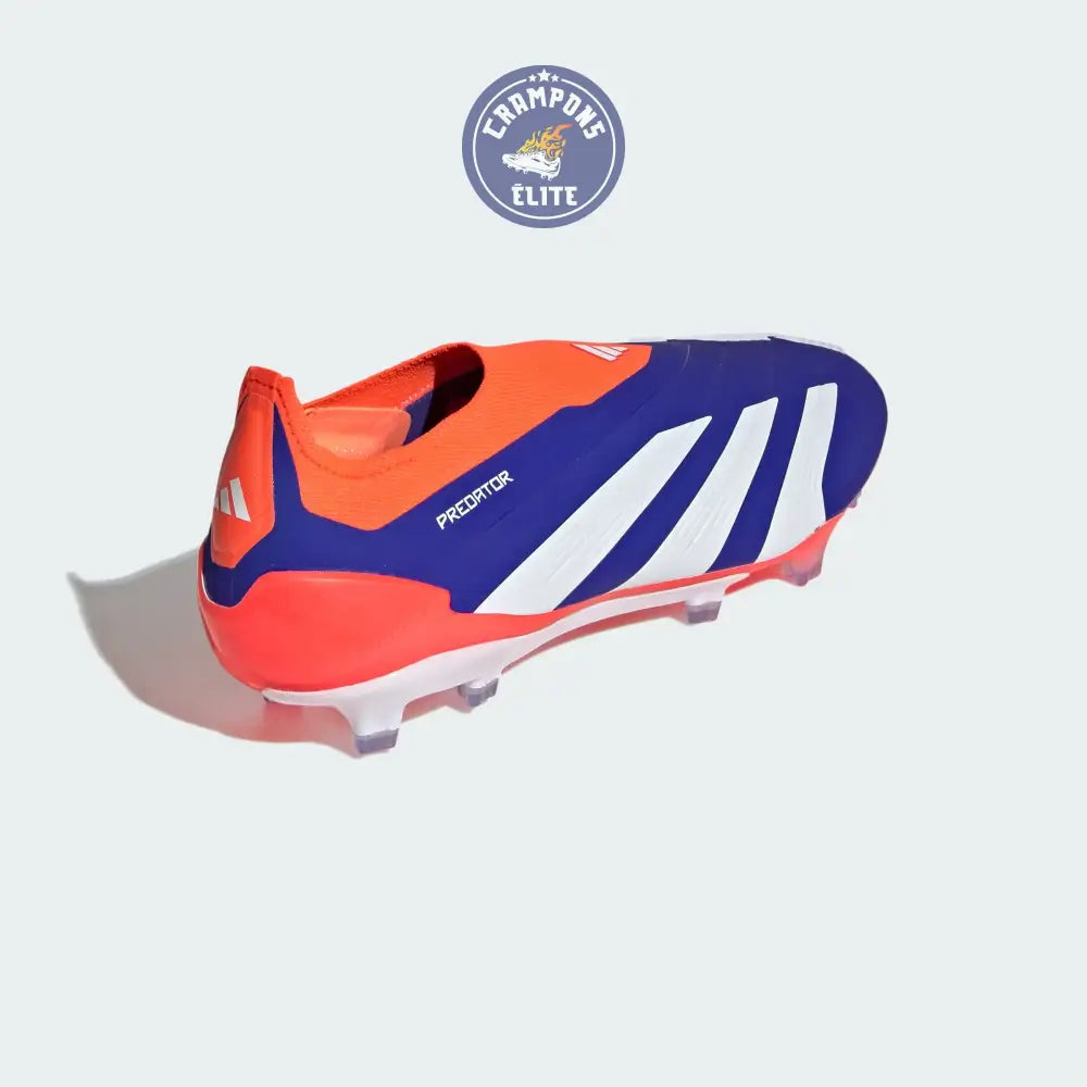 Predator 24 Elite Laceless FG Predstrike - Advancement - Bleu/Blanc/Rouge