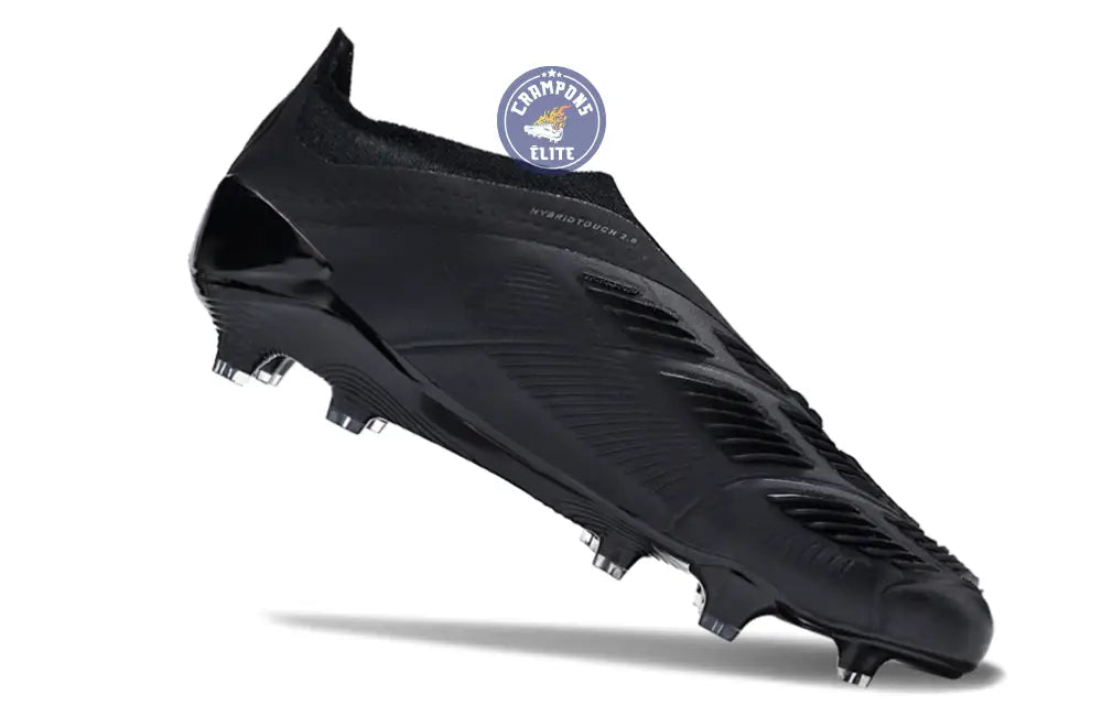 Image of Predator 24 Elite Laceless FG Predstrike - Noir/Argent