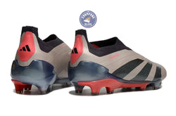 Image of Predator 24 Elite Laceless FG Predstrike - Vivid Horizon - Argenté/Aurora Black/Gris