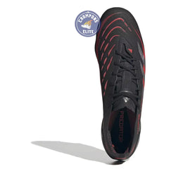 Image of Predator 25.1 Elite FG Stealth Victory - Noir/Gris/Lucid Red