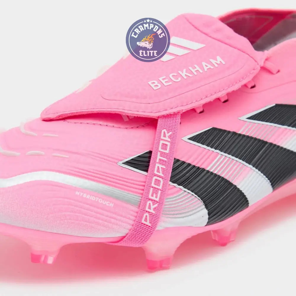 Image of Predator 25 Elite Fold-over Tongue FG Beckham - Rose/Bleu/Noir/Argent
