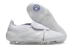 Image of Predator 25 Elite Fold-over Tongue FG Full White - Blanc