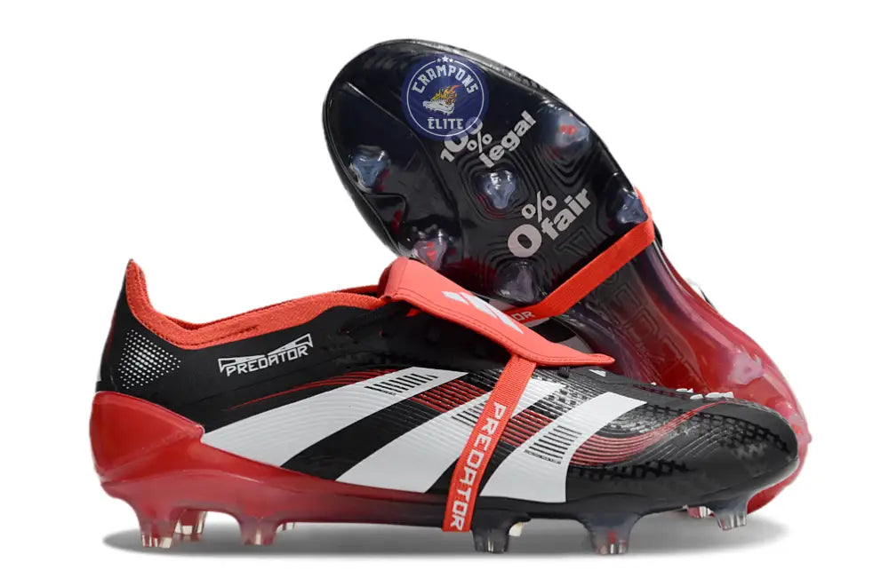 Image of Predator 25 Elite Fold-over Tongue FG Moments - Noir/Blanc/Rouge ÉDITION LIMITÉE