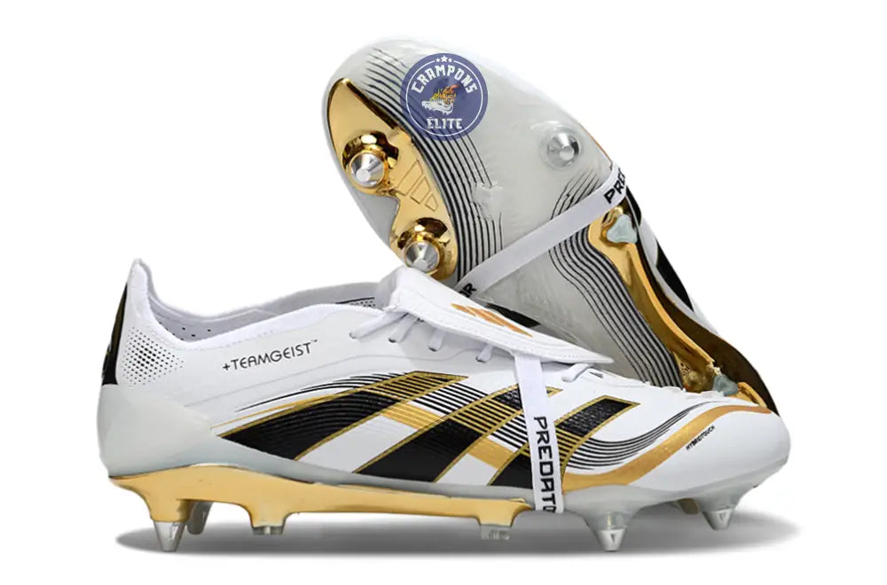 Image of Predator 25 Elite Fold-over Tongue SG +Teamgeist Blanc OR SG