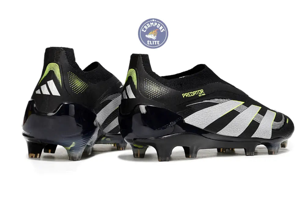 Image of Predator 25 Elite Laceless FG - Electric Stealth - Noir/Gris/Vert