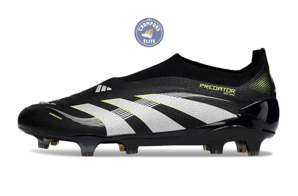 Image of Predator 25 Elite Laceless FG - Electric Stealth - Noir/Gris/Vert