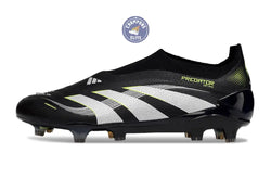 Image of Predator 25 Elite Laceless FG - Electric Stealth - Noir/Gris/Vert