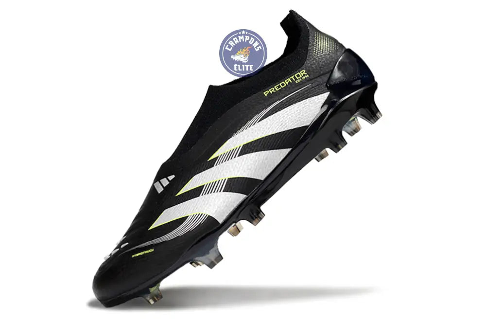Image of Predator 25 Elite Laceless FG - Electric Stealth - Noir/Gris/Vert