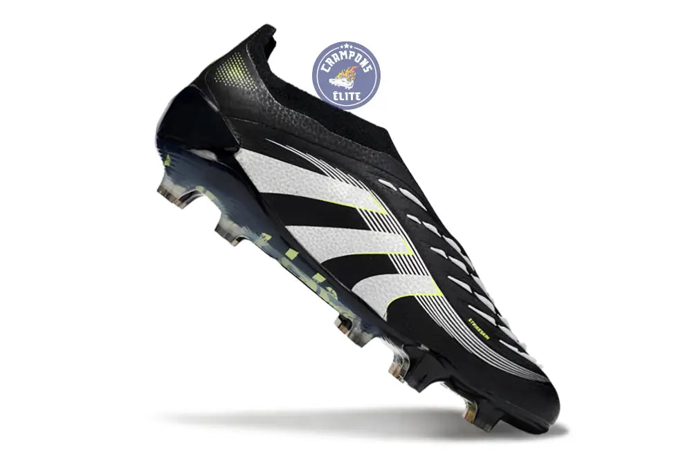 Image of Predator 25 Elite Laceless FG - Electric Stealth - Noir/Gris/Vert