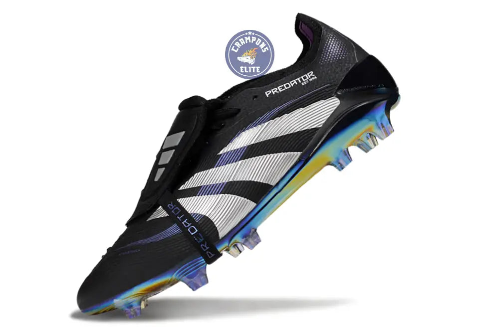 Image of Predator 25 Fold-over Tongue FG - Noir/Violet/Multicolor