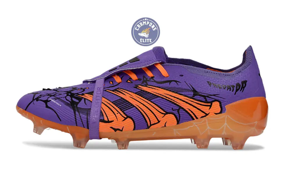 Image of Predator Fold-over Tongue FG Spéciale Halloween - Violet/Orange/Noir