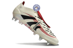 Image of Predator 25 Fold-over Tongue SG Champagne - Blanc/Noir/Pure Ruby