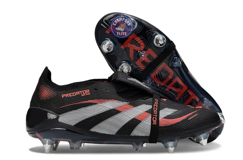Predator 25 Fold-over Tongue SG - Noir/Blanc/Rouge