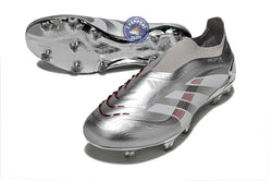 Image of Predator 25 Laceless FG Bellingham - Argent/Bordeaux
