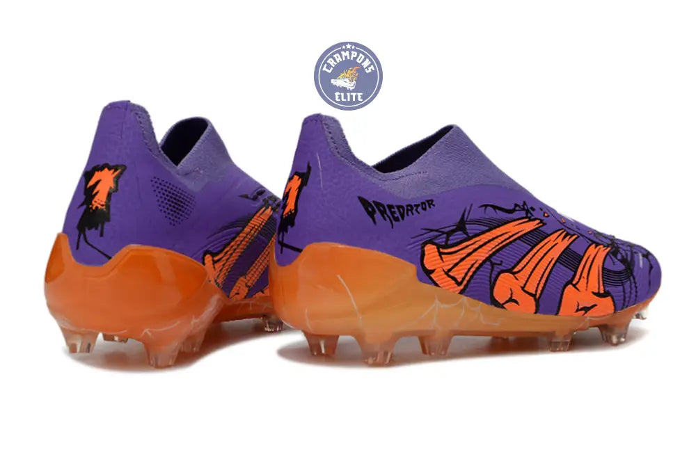 Predator Laceless FG Spéciale Halloween - Violet/Orange/Noir