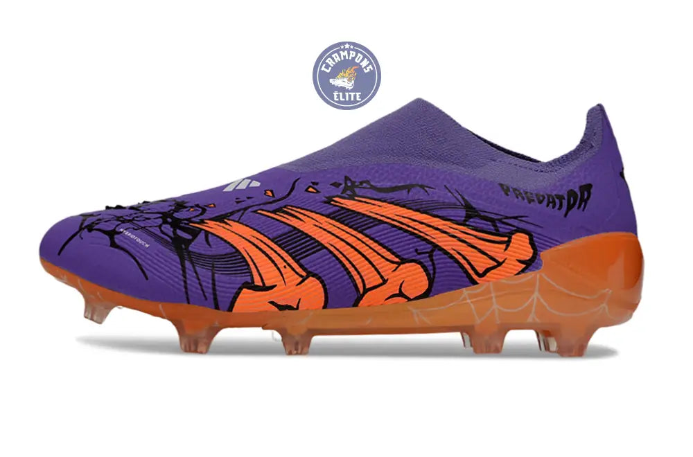 Predator Laceless FG Spéciale Halloween - Violet/Orange/Noir