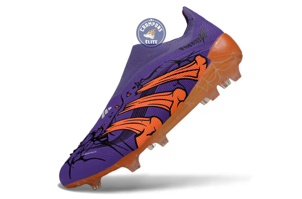 Predator Laceless FG Spéciale Halloween - Violet/Orange/Noir