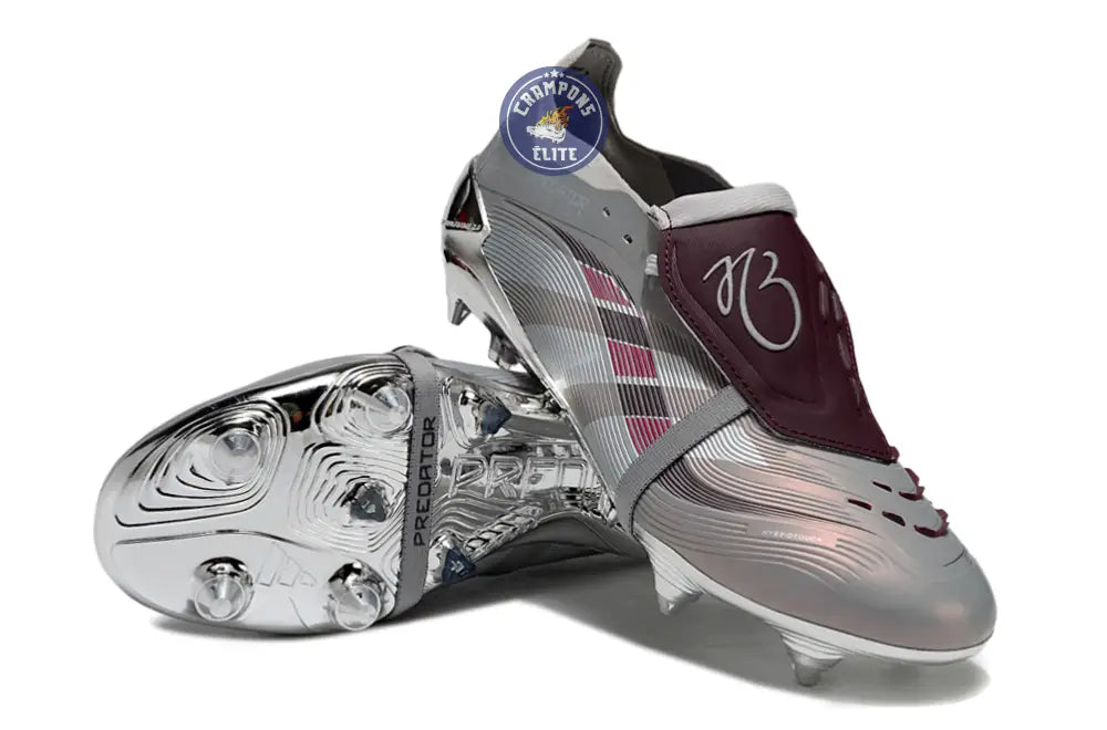 Image of Predator 25 Tongue SG Bellingham - Argent/Bordeaux SG