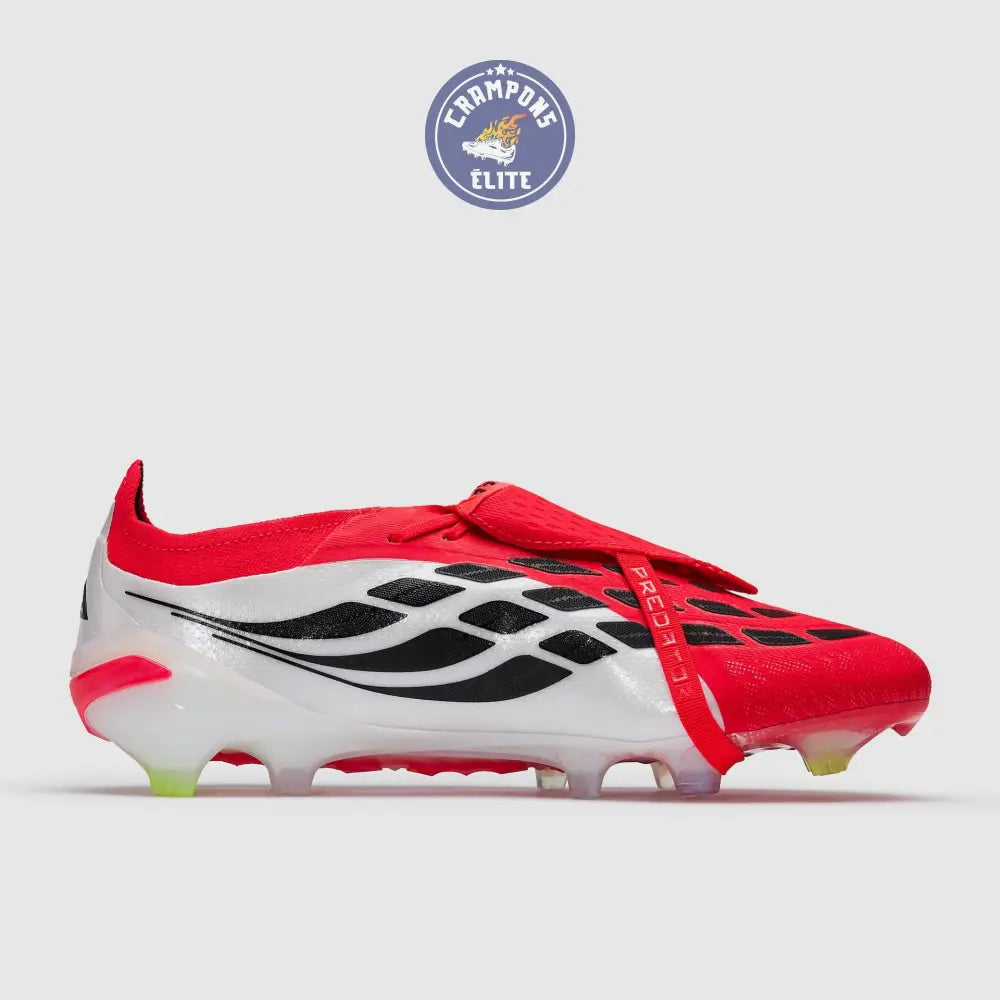 Image of PREDATOR 26 ELITE FOLD-OVER TONGUE FG BORN FOR GOALS - LUCID RED/NOIR/BLANC