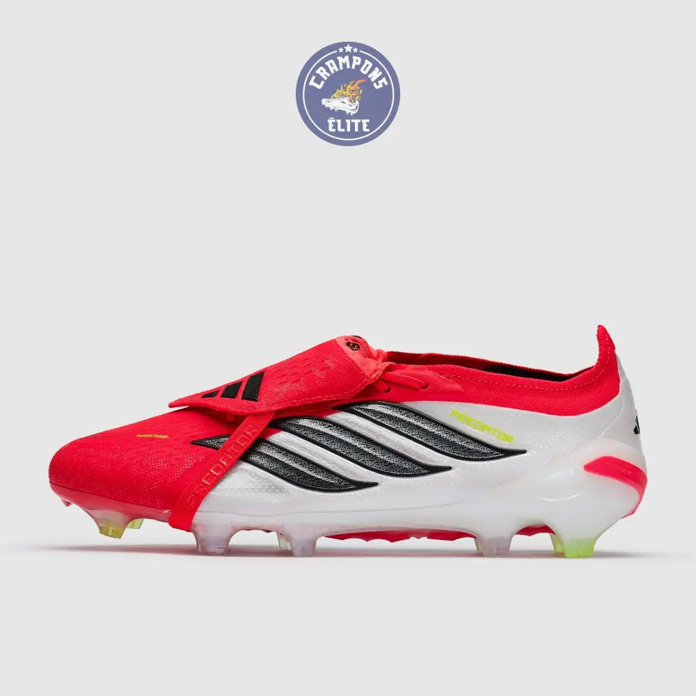 PREDATOR 26 ELITE FOLD-OVER TONGUE FG BORN FOR GOALS - LUCID RED/NOIR/BLANC