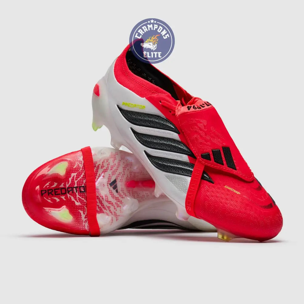 PREDATOR 26 ELITE FOLD-OVER TONGUE FG BORN FOR GOALS - LUCID RED/NOIR/BLANC