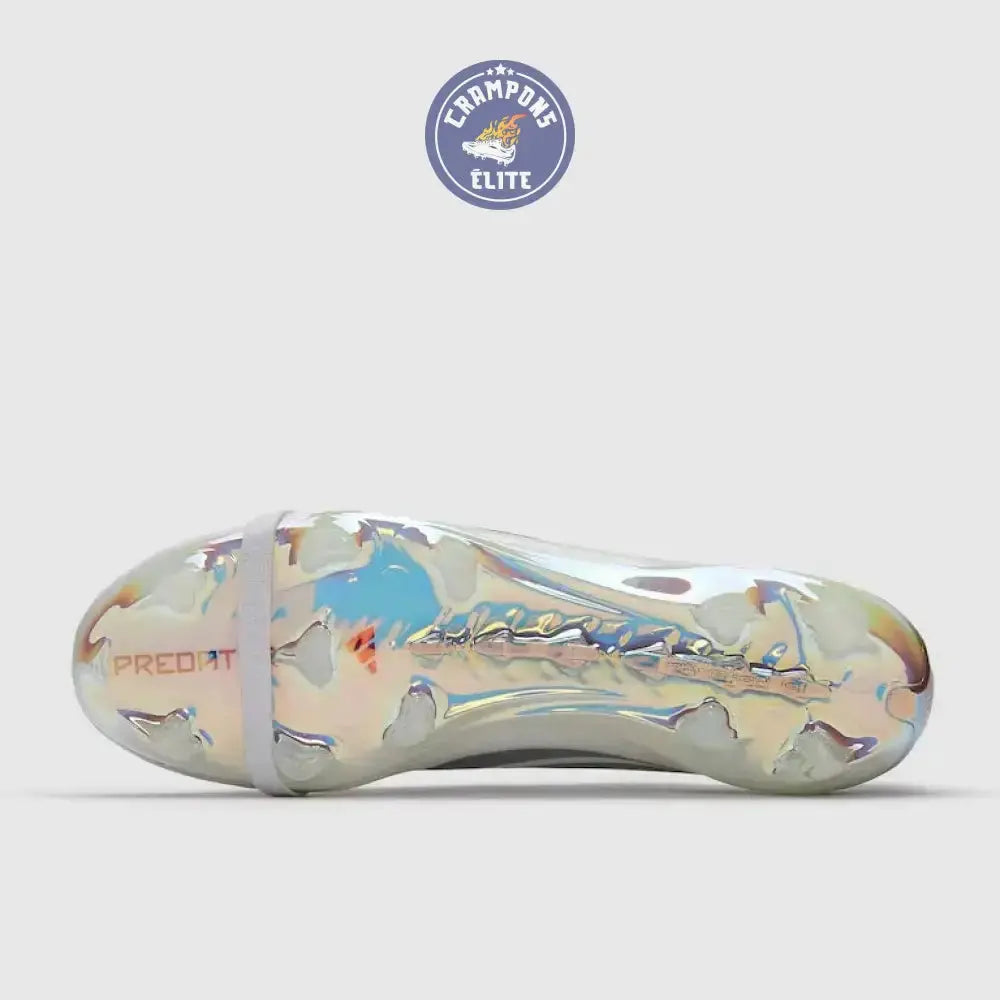 Image of PREDATOR 26 ELITE FOLD-OVER TONGUE FG JUDE BELLINGHAM - BLANC/BLEU/ROUGE