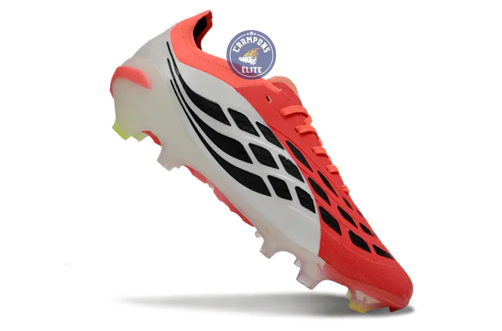 Image of PREDATOR 26 ELITE LACETS FG BORN FOR GOALS - LUCID RED/NOIR/BLANC