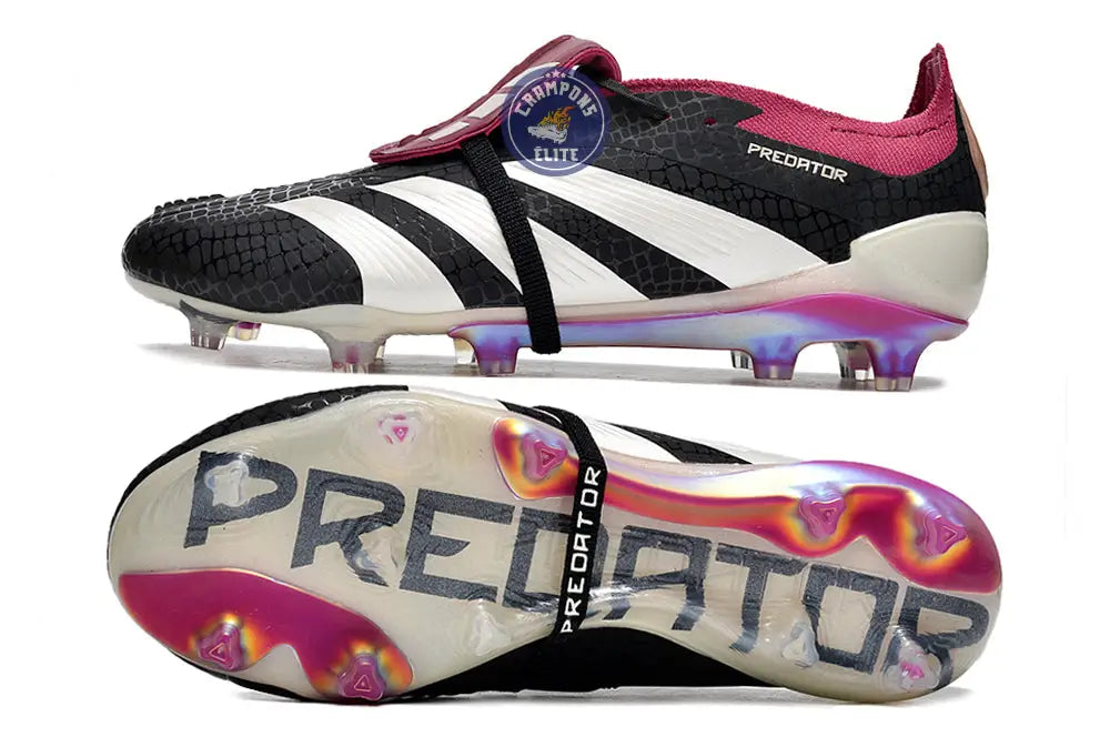 Predator 30 Elite Foldover Tongue FG ’30th Anniversary’ - Noir/Bordeaux/Blanc