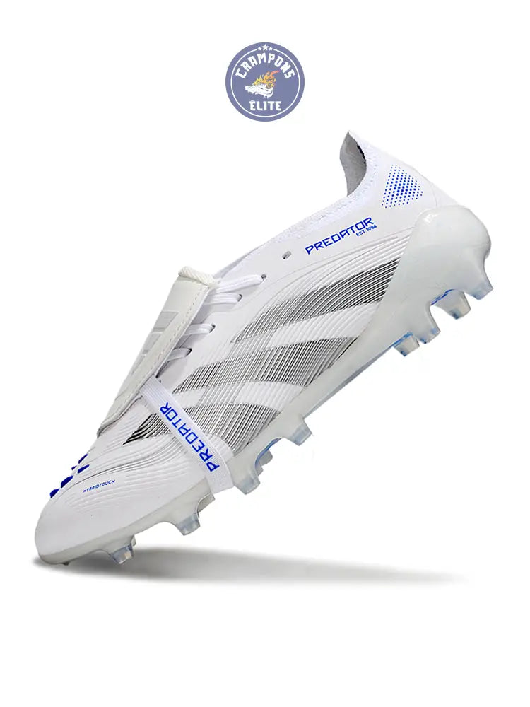 Predator Elite Fold-over Tongue AG Polar Victory - Blanc/Argenté/Bleu