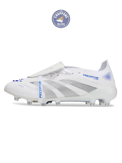 Image of Predator Elite Fold-over Tongue AG Polar Victory - Blanc/Argenté/Bleu