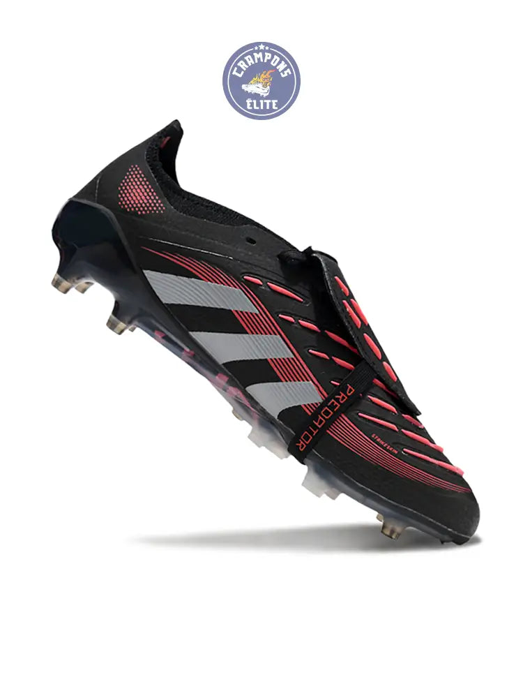 Image of Predator Elite Fold-over Tongue AG Stealth Victory - Noir/Gris/Lucid Red